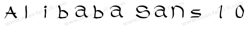 Alibaba Sans 102 re字体转换